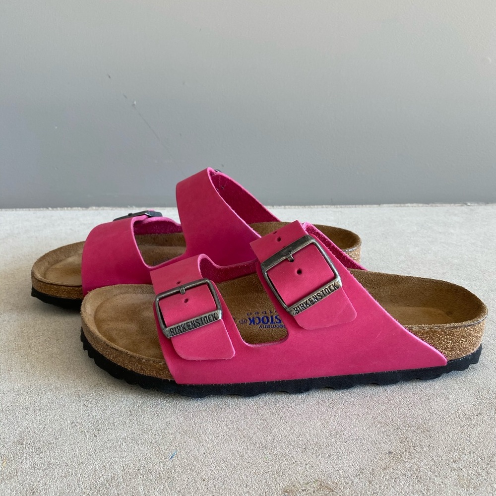 Birkenstock Arizona berry sandals, 39